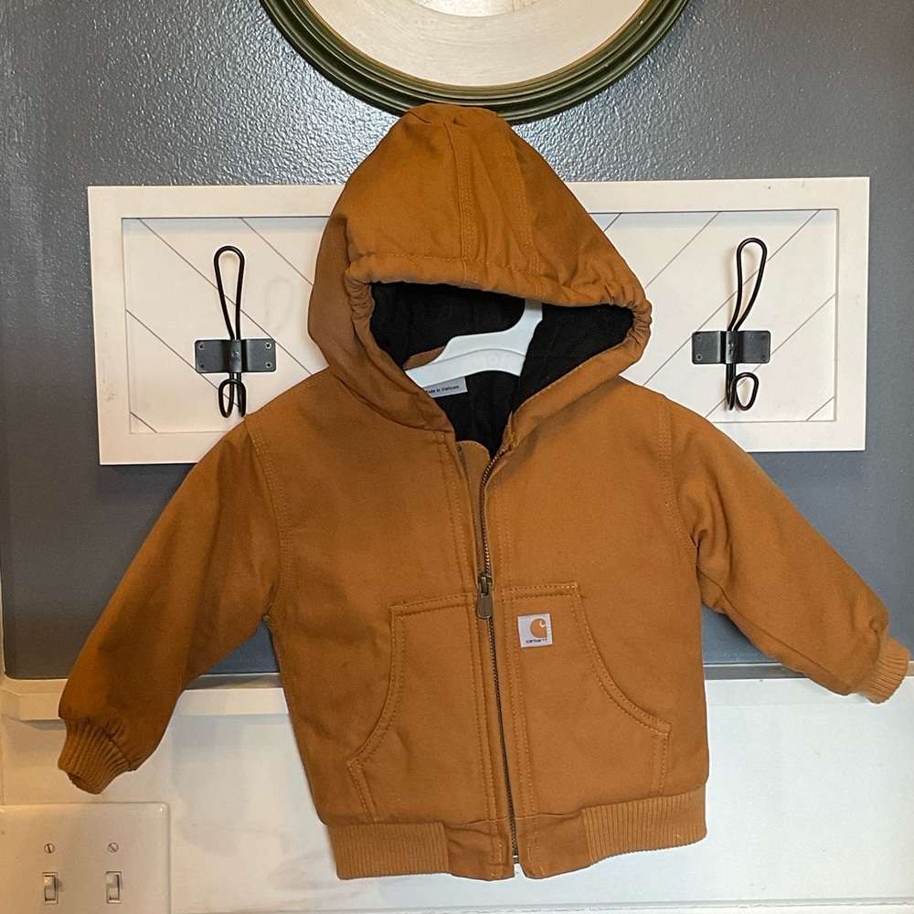 Carhartt Tan Hooded Jacket